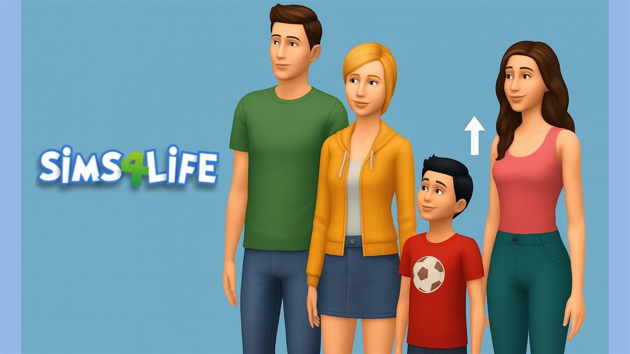 Enhance your sims' realism with the sims 4 height slider mod
